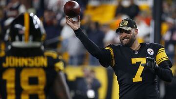 El quarterback titular de los Pittsburgh Steelers, Ben Roethlisberger, se contagió de Covid-19 y no podrá jugar contra los Líos de Detroit, informó la NFL