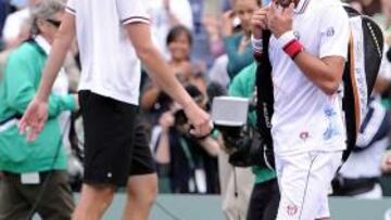 <b>ENTRADA Y SALIDA. </b>Isner pone proa a la final. Y Djokovic, a casa.