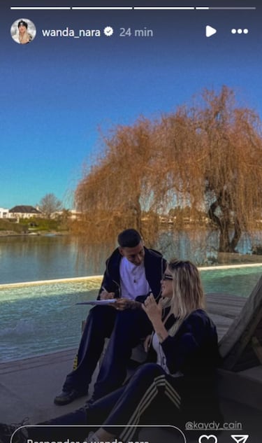 Wanda Nara, muy cerca de un cantante español