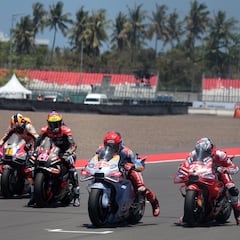 Favor de Márquez a Pecco pese al dominio total de las GP24