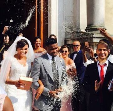 Samuel Eto'o se casó con Georgette Tra Lou en Stezzano, localidad italiana de la provincia de Bérgamo.