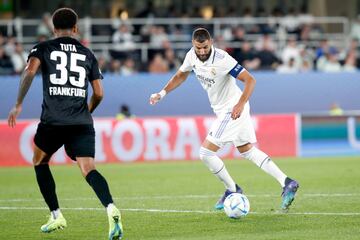 Benzema anotó el 2-0.