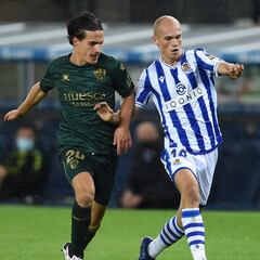 Jon Guridi logra su sueño de ser titular en la Real