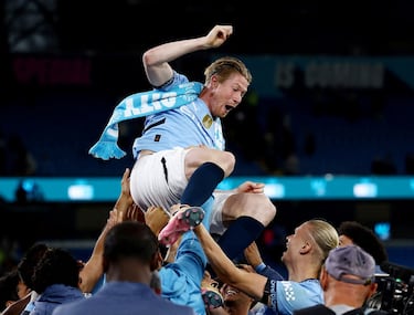 Kevin De Bruyne se despide del Etihad y recibe un caluroso homenaje tras 10 temporadas en el Manchester City.