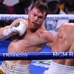 Canelo, único rey: noquea a Plant y unifica el supermedio
