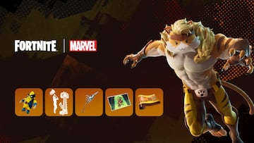 fortnite capitulo 5 temporada 4 marvel nuevas skins dientes de gato dientes de sable miausculos