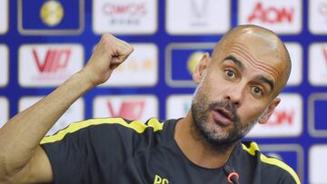 Guardiola se queja en China: "El césped era inaceptable"