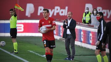 Jos&eacute; Alberto, en el &uacute;ltimo encuentro de su equipo ante el Mallorca.