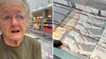 Una anciana de 87 años recién llegada de Cuba se emociona con lo que ve en un Mercadona