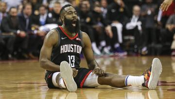 James Harden, durante un partido de esta temporada.