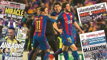 "Marcianos": la prensa mundial, a los pies de un "Barça de leyenda"