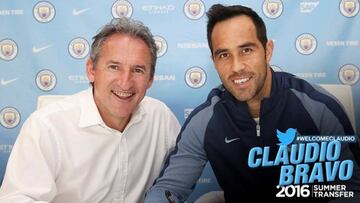 Claudio Bravo fue oficializado como nuevo refuerzo del City