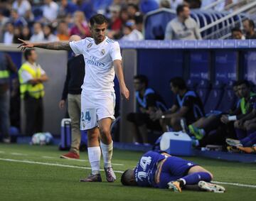 Dani Ceballos and Burgui.