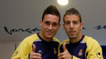 <b>CALLEJÓN Y LUIS, CONFIADOS. </b>Se criaron en el Madrid y no descartan hacerle un guiño esta noche ganando al eterno rival... de los dos.