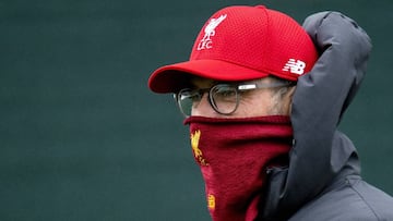 Liverpool (United Kingdom), 10/03/2020.- (FILE) Liverpool's manager Juergen Klopp attends a training session held at Melwood in Liverpool, Britain, 10 March 2020. According to reports on 22 March 2020, English Premier League considers plan to resume
