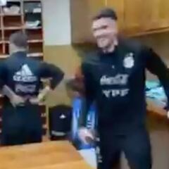 Argentina creó una familia en la Copa: Messi, Papu y De Paul se partían jugando al baloncesto