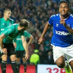 Alfredo Morelos vuelve a ser elogiado por Gerrard en Rangers
