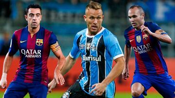 Arthur: descubran a la promesa que recuerda a Xavi y a Iniesta