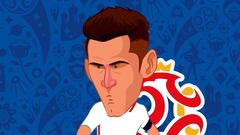 Lewandowski, el artillero que guiará a Polonia en Rusia 2018