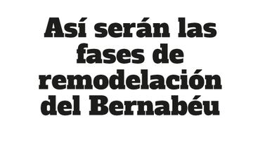 El gr¨¢fico que muestra c¨®mo ser¨¢ el nuevo Santiago Bernab¨¦u