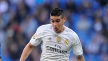 James ha marcado tres goles en esta temporada con el Real Madrid.