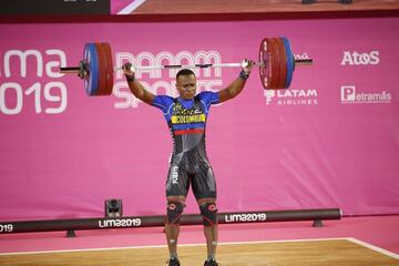 El pesista de 22 años consiguío el oro en los Panamericanos de Lima 2019 en la categoría de 81 kg. Su debut en unas justas olímpicas será en Tokio. 