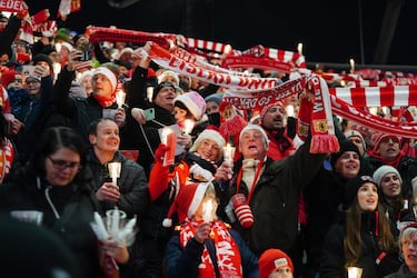 La Navidad más especial: 28.500 hinchas en un estadio... ¡para cantar villancicos!