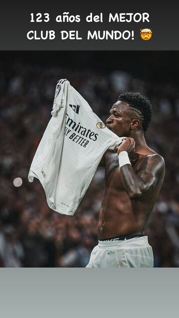 El mundo del fútbol felicita al Real Madrid por su 123 cumpleaños