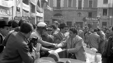 El Ferrari 290 MM, en este caso de Castellotti.