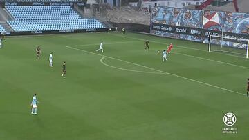 Cuando lo de sacar en corto se va de las manos: increíble el gol del triunfo del Celta B