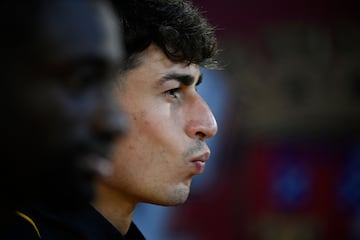 Kepa, hoy, en rueda de prensa.