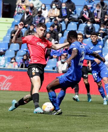 Fer Niño, durante un partido con el Mallorca.