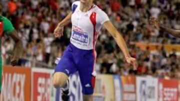 <b>EL MÁS RÁPIDO. </b>El francés Christophe Lemaitre se impuso en la final de los 100 metros a todo el poder negro: Saidy Ndure, Mbandjock y Chambers.