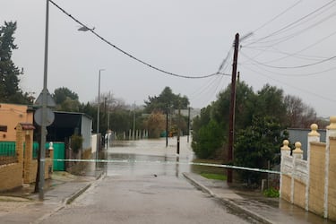 En alerta el núcleo urbano de Jerez por la llegada de la borrasca 'Marta'.