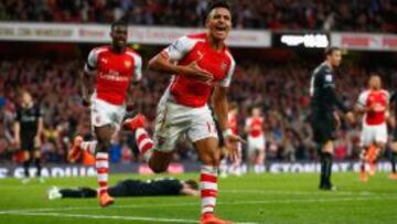 Alexis S&aacute;nchez volvi&oacute; a ser figura el fin de semana en la Premier League.