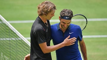 El alem¨¢n Alexander Zverev deja a Federer sin final en Halle