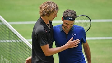 El alemán Alexander Zverev deja a Federer sin final en Halle