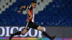 Rafael Santos Borr&eacute; durante un partido con River Plate.