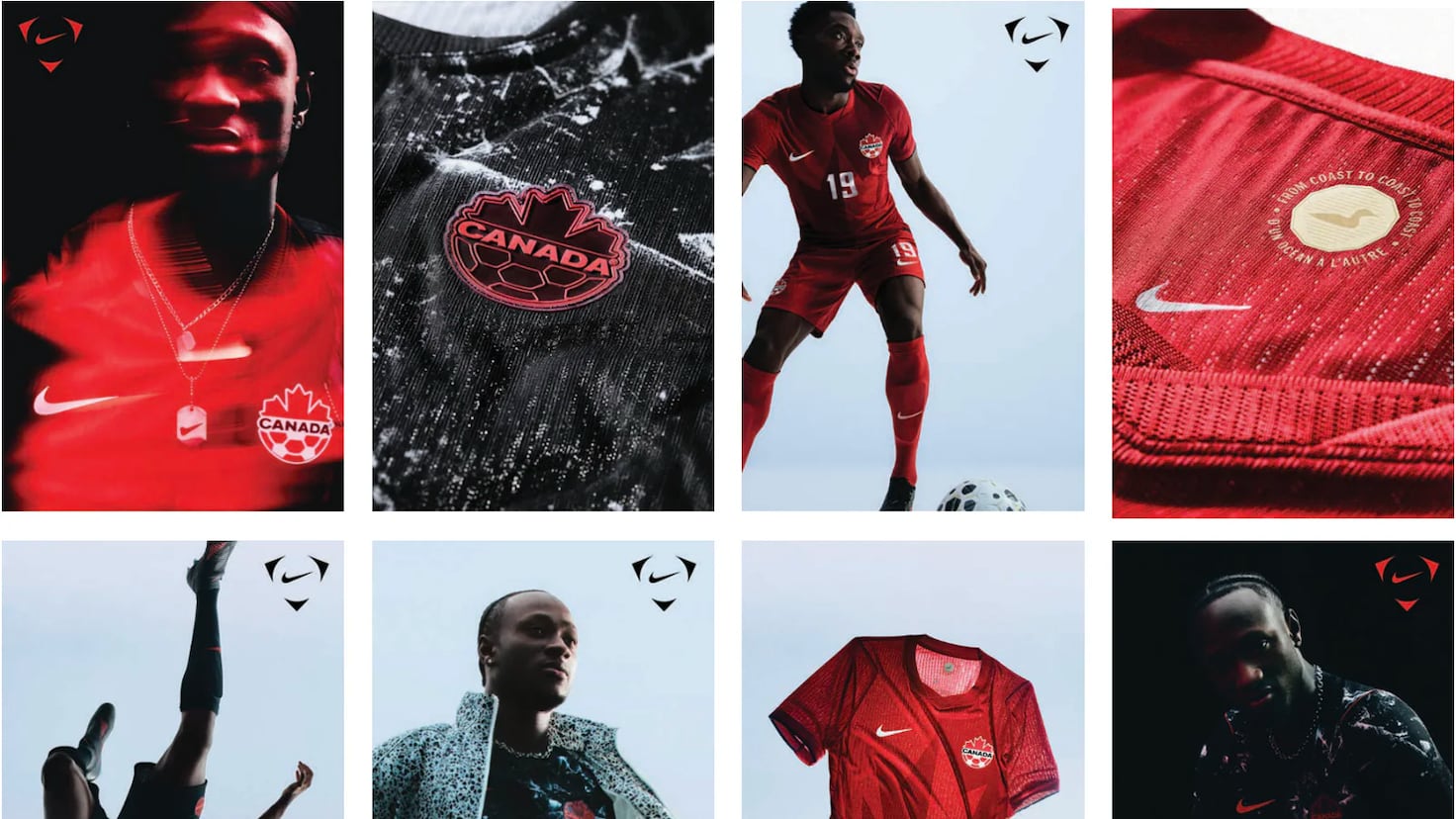 Así son los nuevos uniformes de Canadá para el Mundial 2026