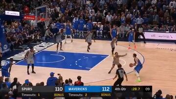Tiene el MVP entre ceja y ceja: el mejor partido de siempre de Doncic lo culminó así a 26"