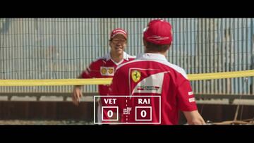 Vettel y Raikkonen se enfrentan fuera de la pista