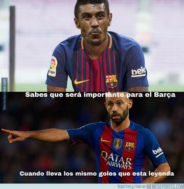 Paulinho protagonista de los memes del Getafe-Barcelona