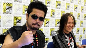 Katsuhiro Harada (izquierda) durante una ComicCon | Imagen: Polygon