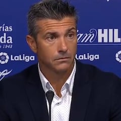 Preguntan a Martí en catalán y se monta el lío en la sala de prensa del Extremadura