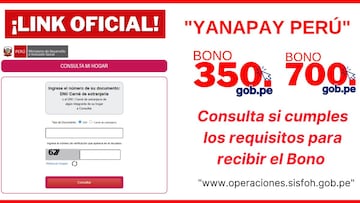 Bono Yanapay, 210 soles y Escolaridad | Link web y consultar cuenta DNI quién cobra hoy, 17 de enero