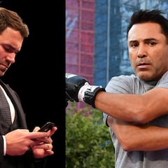 Eddie Hearn responde a las críticas de Óscar de la Hoya sobre Canelo: “No te drogues”