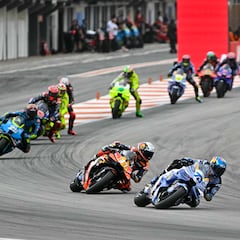 Carrera sprint GP Comunidad Valenciana MotoGP: resumen, resultados, clasificación y puestos de Álex Márquez, Martín y Acosta en Cheste