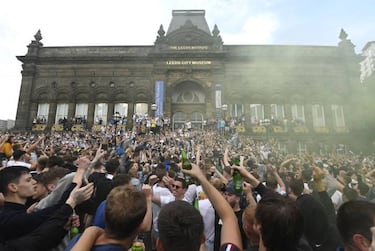 La fiesta del Leeds se salta los protocolos de seguridad