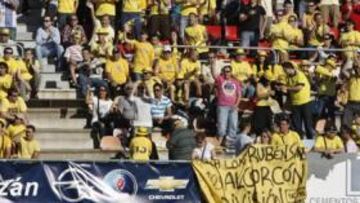 <b>AMBIENTAZO. </b>Los aficionados del Alcorcón quieren dar un empujón más a su equipo hacia el playoff.