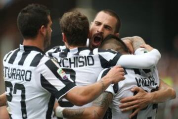 Arturo Vidal anotó el 1-0 sobre la Sampdoria 